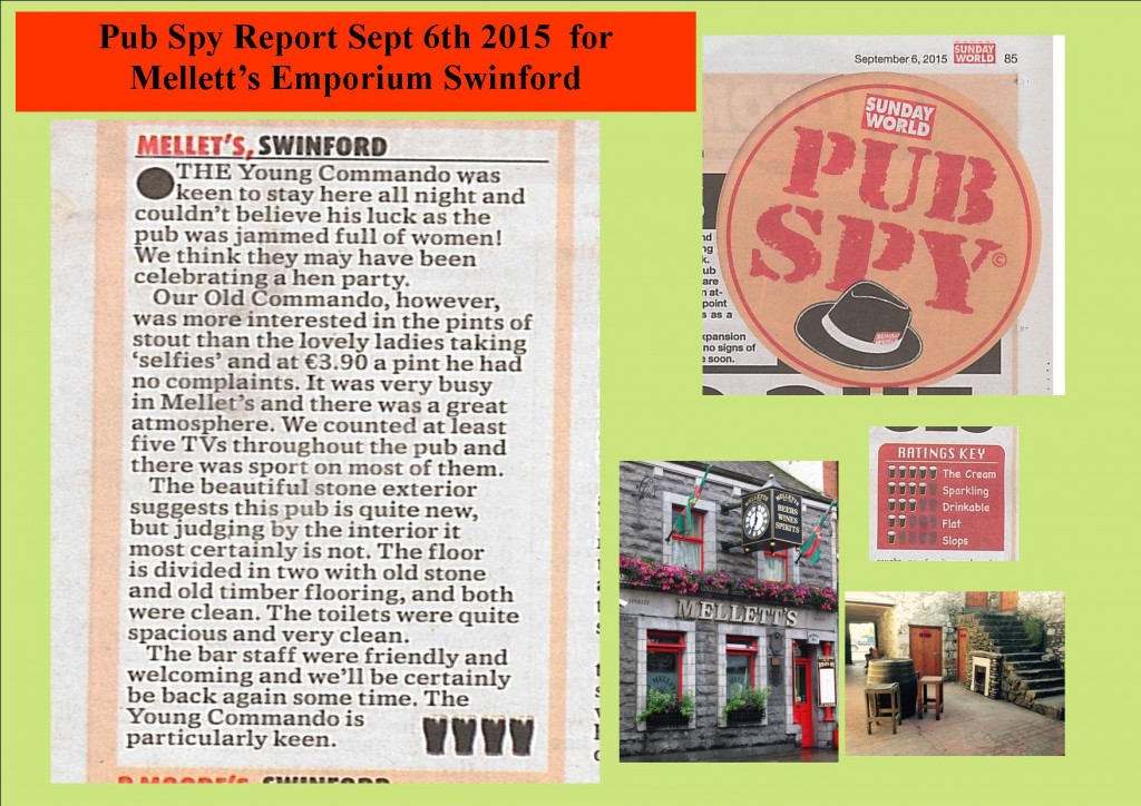 Pub Spy Report