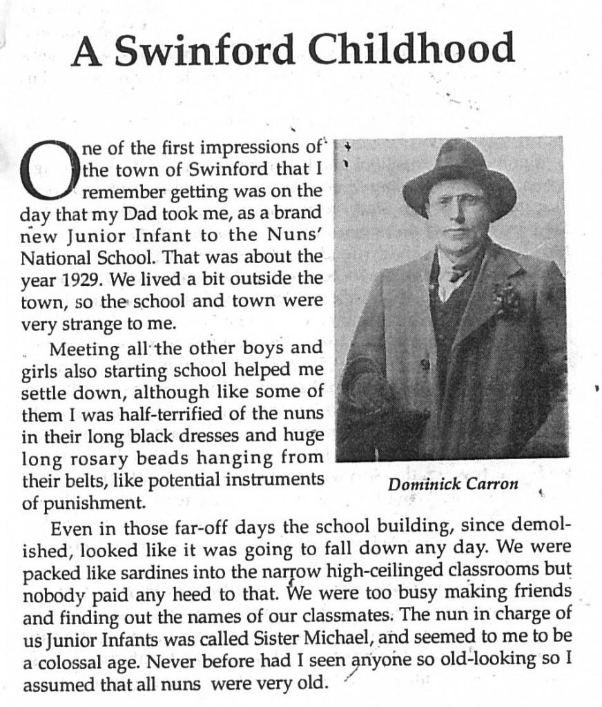 Great story of Swinford Co. Mayo