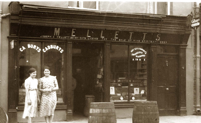 Melletts-Emporium-Swinford-Co-Mayo-Ireland-1950s